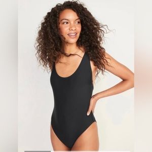 NWT old navy black one piece swimsuit